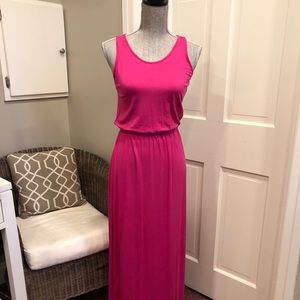 GAP Hot Pink Maxi Dress